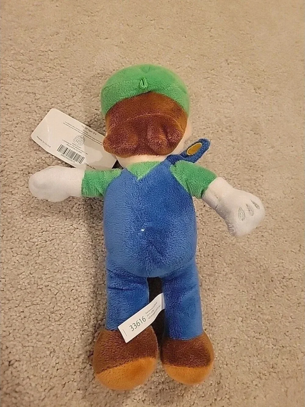 Nintendo Mario Plush Doll in Red, Blue, Brown